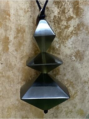 SYLCA adjustable geometric necklace Avant-garde Contemporary brutalist Artisanal